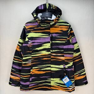 COLUMBIA WOMEN'S XSMALL NORDIC POINT FS PRINTED INTERCHANGE JACKET OMNI HEAT